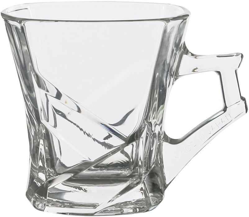 Set of 6 Avenue 180ml Small Glass Tea Mugs, Clear Turkish Tea/Coffee Cups