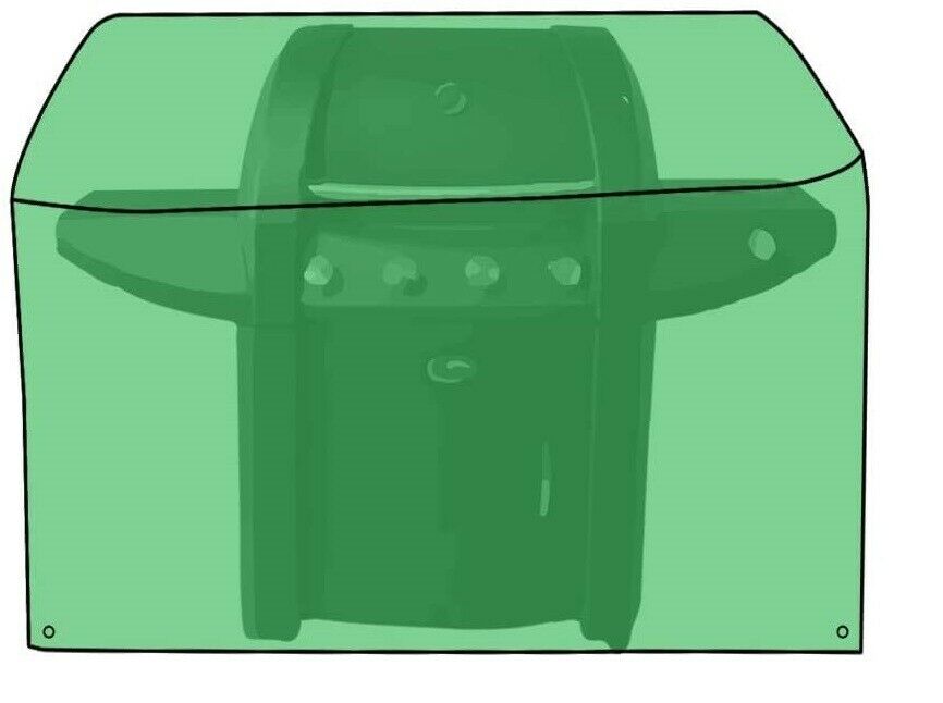 Rammento 155cm Large BBQ Cover Heavy Duty Waterproof Polyethylene Grill Cover