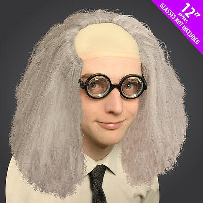 Nutty Professor Wig | Mad Scientist Children's Cosplay Costume | World Book Day