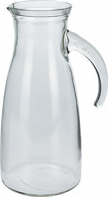 1 Litre Glass Jug With Spout. Juice Water Wine Carafe Jug