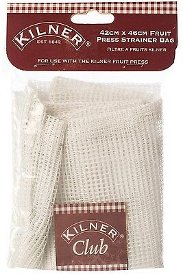Kilner Fruit Press Strainer Bag Heavy gauge nylon bag Wine Beer Sieve Filter