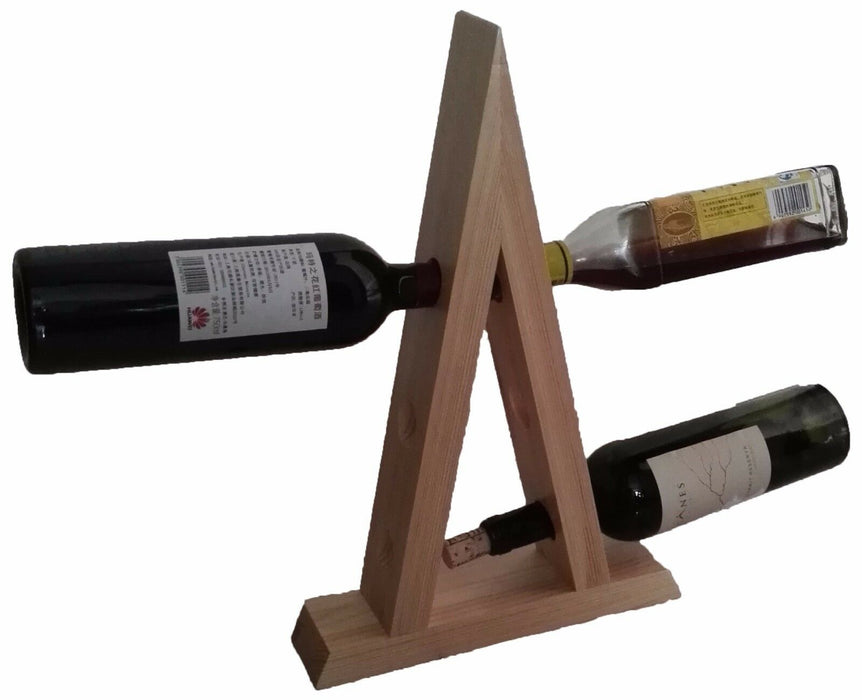 RTA Wine Rack Bottle Holder Floating Magic Holds 6 Bottles FSC Pine