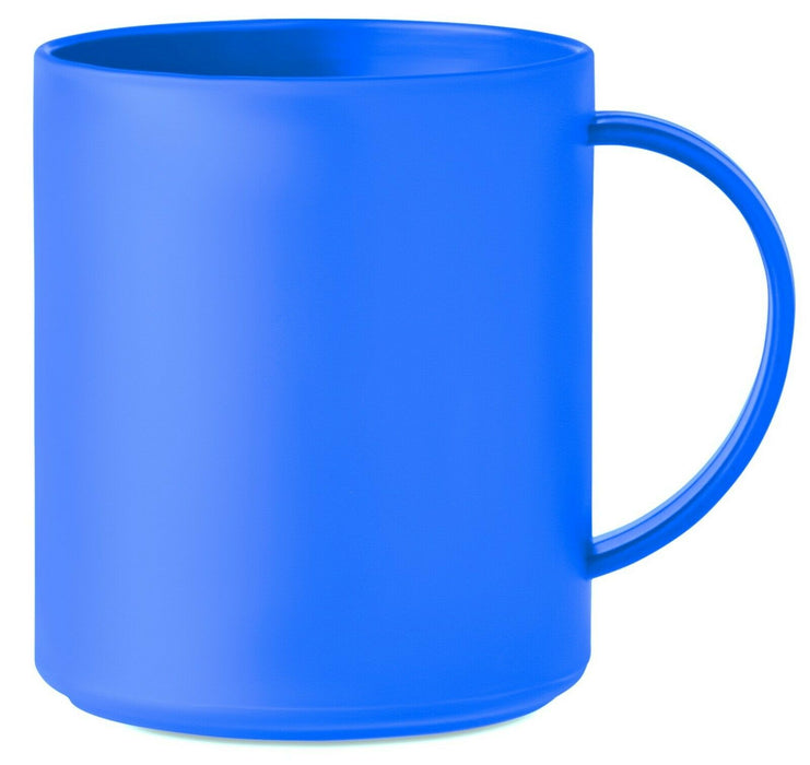 12-Pack 300ml Large Blue Bamboo Fibre Reusable & Shatterproof Coffee Cup Sets