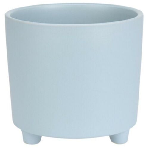 14cm Pastel Colour Medium Flower Pot Ceramic Plant Pot Raised Planter