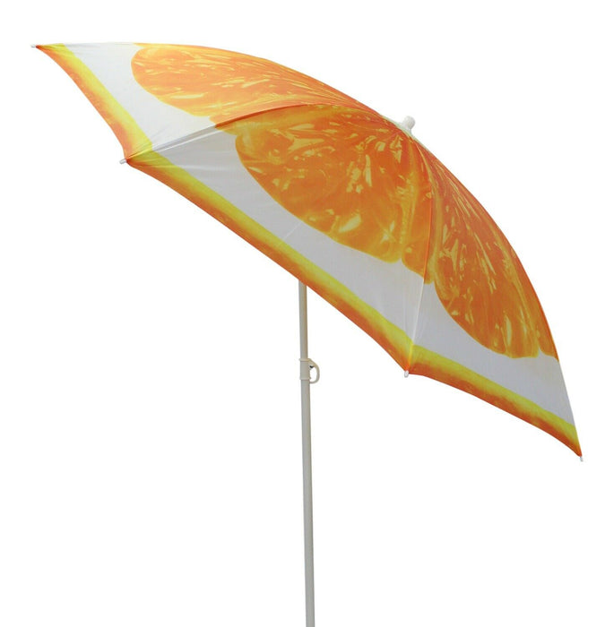 Bright Parasol Garden Umbrella Beach Shade Tilting Lovely Fruit Colours 180cm