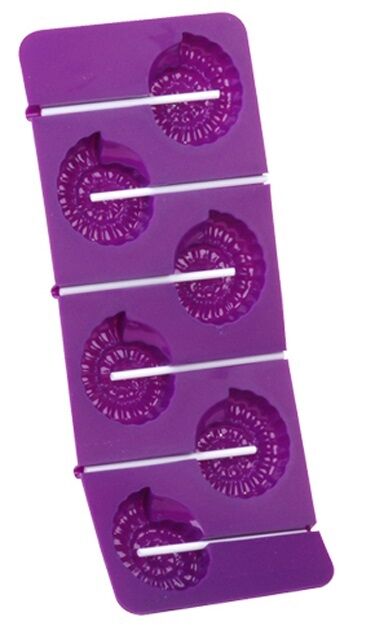 Fun Seashell Reusable Ice Cube Tray Make 6 Seashell Ice Lollies
