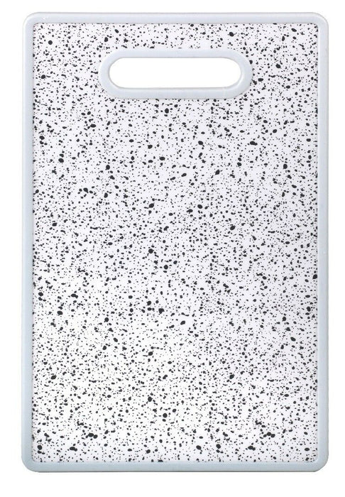 Black & White Speckled Marble Effect Chopping Board 30cm x 20cm Plastic