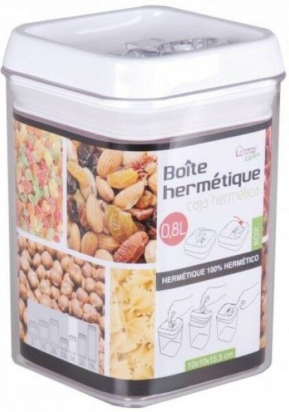 Airtight Stackable Square Food Storage Jars Canisters Containers