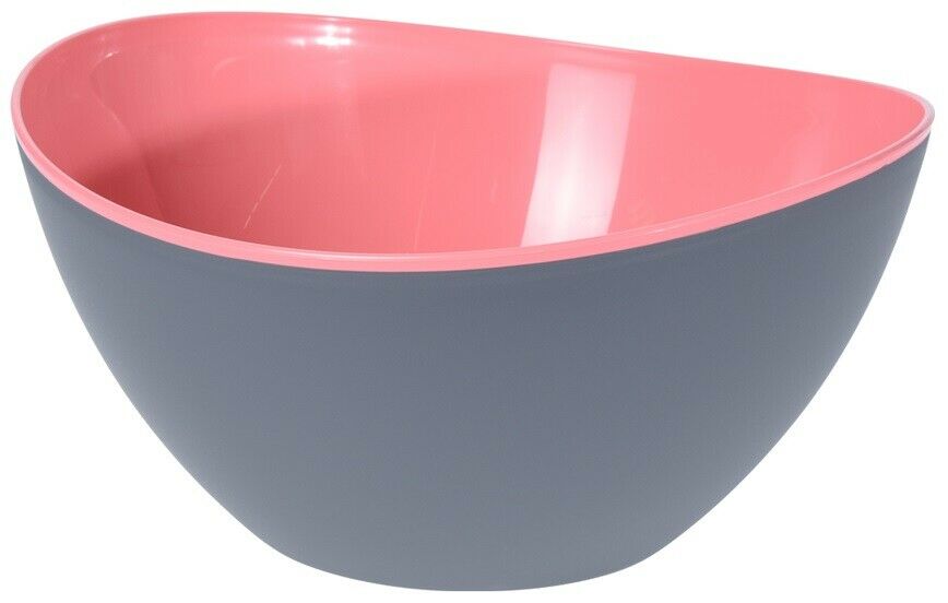 Large 3.4 Litre Plastic Mixing Bowls. In Pink Colour Green Or Blue Bowls