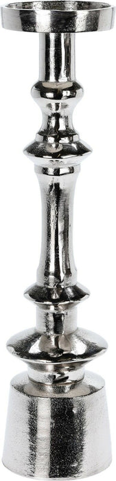 37 Cm Tall Silver Candle Holder Large Wide Votive Candle Holder Candelabra