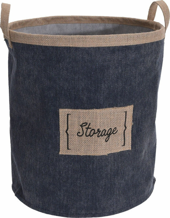 Denim Canvas Pop Up Storage Bag Pop Up Laundry Bag Washing Basket