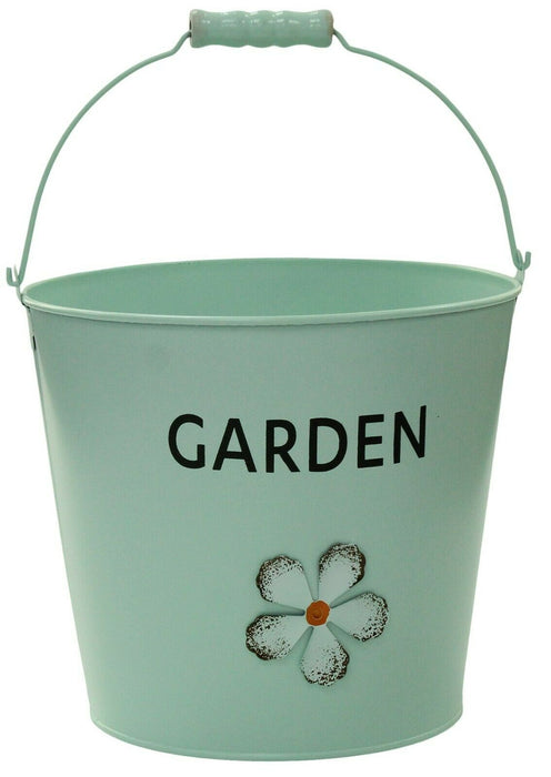 Rammento 20cm Metal Planter Bucket, Powder-Coated | 20cm ⌀ x 20cm Tall