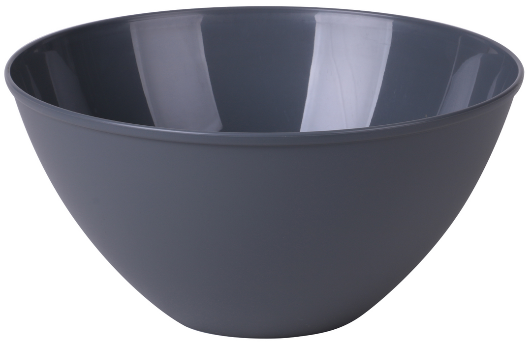 Large 4.5 Litre Plastic Mixing Bowls. In Red Colour Taupe Or Grey Bowls