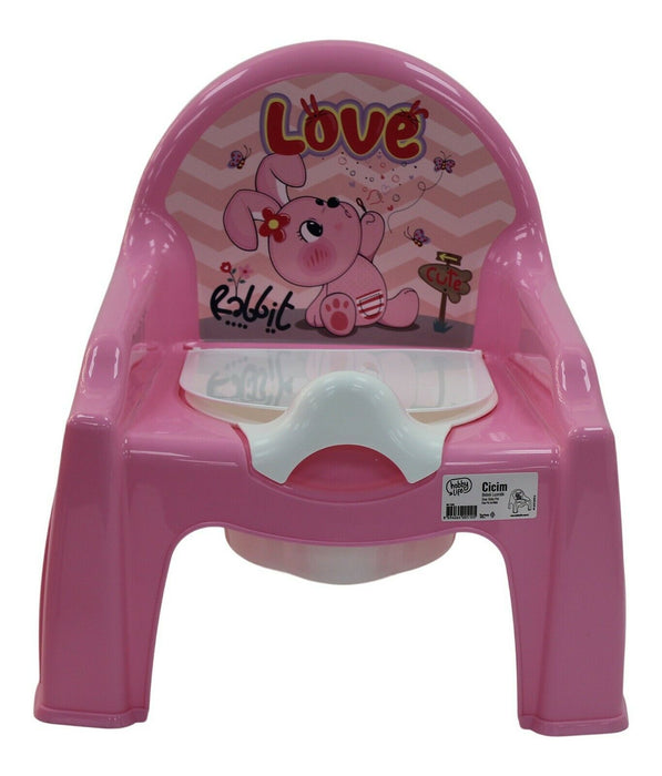 Baby Potty Chair Baby Training Potties For Boys Girls Pink & Blue Pastel Colours