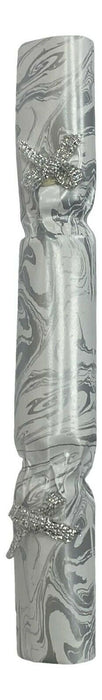 Rammento Christmas Crackers 24 Pack Luxury Mini Christmas Cracker Silver & White