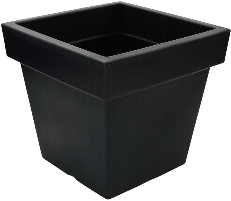 Rammento 29x29 Centimetre Large Square Planter, Plastic Flower Pot