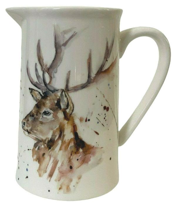 Leonardo Collection Fine China Stag Design 600ml Jug Country Life Tea Coffee Jug