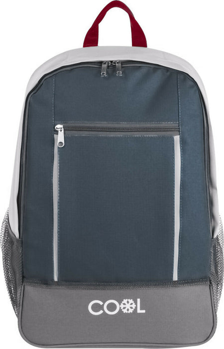 Large Insulated Backpack 20L Grey Cooler Bag Rucksack Picnic Camping Bag
