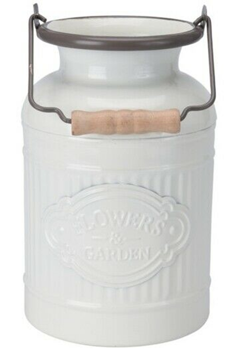 Milk Churn Planter Cream Plant Pot Vintage Bucket Planter Flower Display
