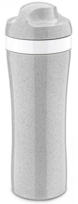 Koziol Oase Sports Water Bottle Drinking Bottle BPA Free Plastic 425ml Grey