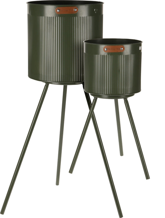 Set Of 2 Raised Planters On Stand Raised Plant Pot Planter On Stand 72cm Tall