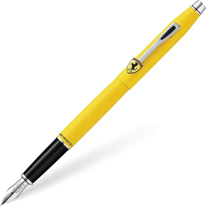 Cross Ferrari Classic Century Fountain Pen with Fine Nib - Matte Yellow Lacquer