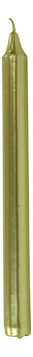 Gold Taper Candles - Unscented Wax Dinner Candle Wedding Home party 24cm