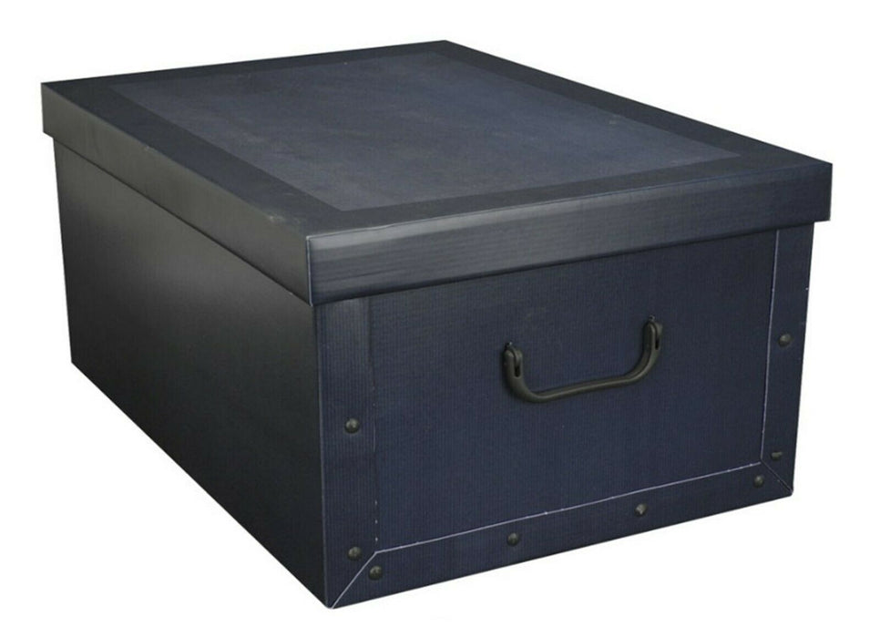 Cardboard Large Storage Boxes With Lid Storage Box Toy Box & Handle 45 Litre