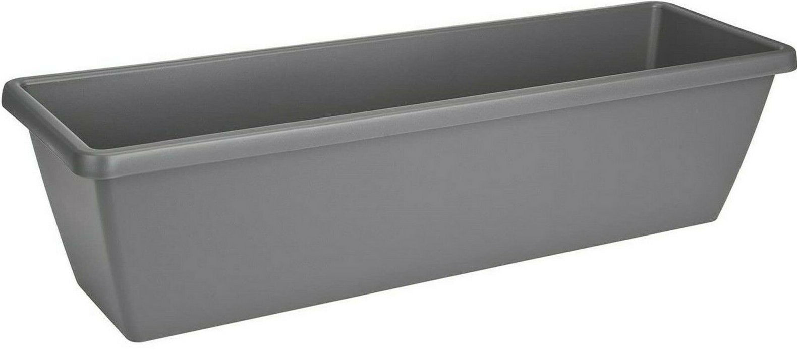 Elho 60cm Large Grey Trough Planter Flower Pots Plant Pot 20 Litre Capacity