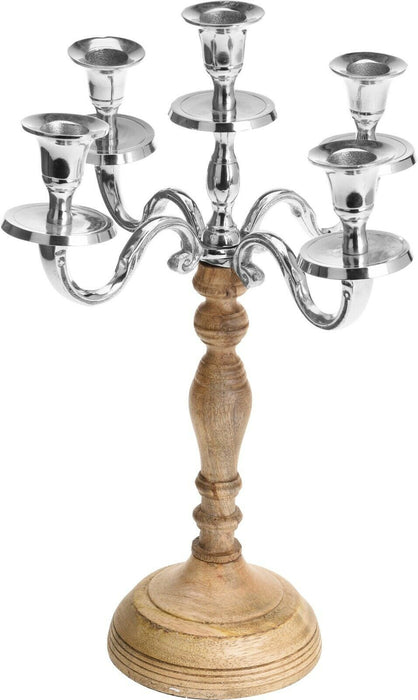 Modern 5 Arm Candle Holder Candelabra 38cm Tall