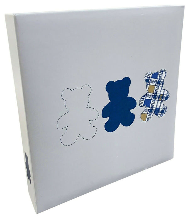 Baby Photo Album Grey Teddy Bear Photo Album 200 Slip In Photos 10 x 15cm