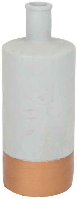 Decorative Flower Vase - Large Tall Gold Silver Bronze Cement For Home Decor