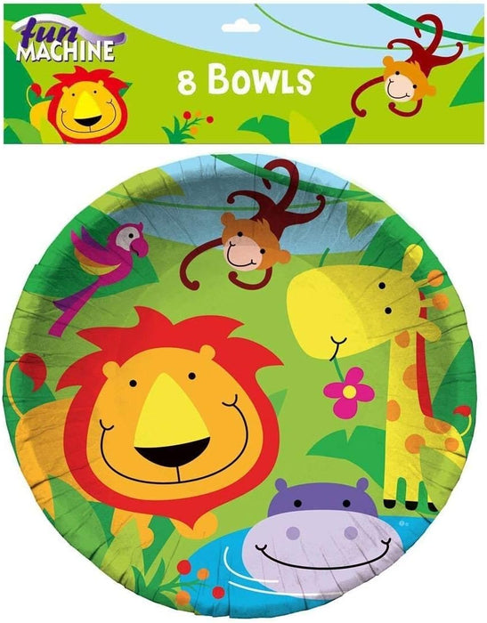51-Piece Kids' Birthday Party Decorations Set, Multicoloured Jungle Animal Theme