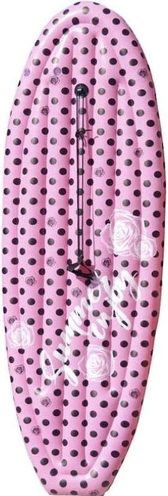 150cm Children’s Inflatable Vinyl Bodyboard/Surfboard with Leash Pink Pool Float