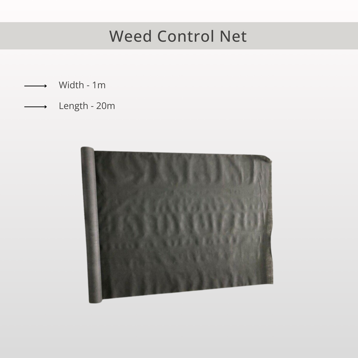 20m Fabric Membrane for Weed Control 1m Wide Weed Suppressing Ground Sheet