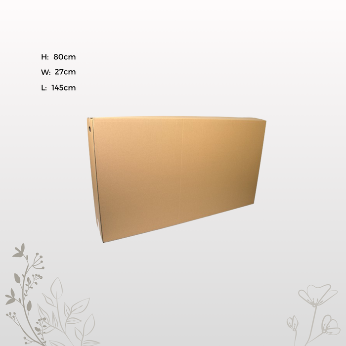 Large 145cm Double-Walled Bicycle Transport Box | Strong Flat-Pack Packaging Box