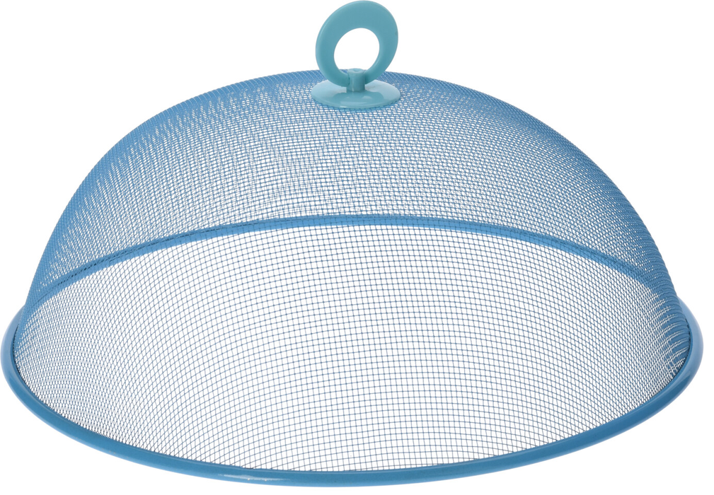 35cm Coloured Dome Mesh Outdoor Indoor Cake Cover Food Cover Net With Handle