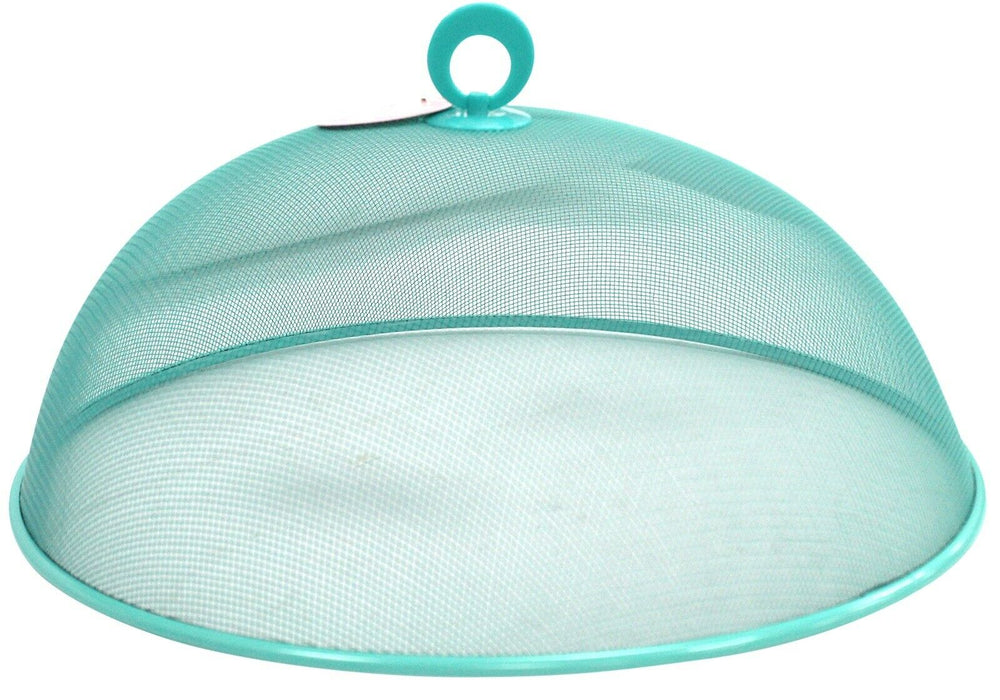 35cm Coloured Dome Mesh Outdoor Indoor Cake Cover Food Cover Net With Handle