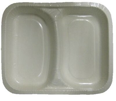 50 Disposable Microwave Containers Double compartment only 10p Each