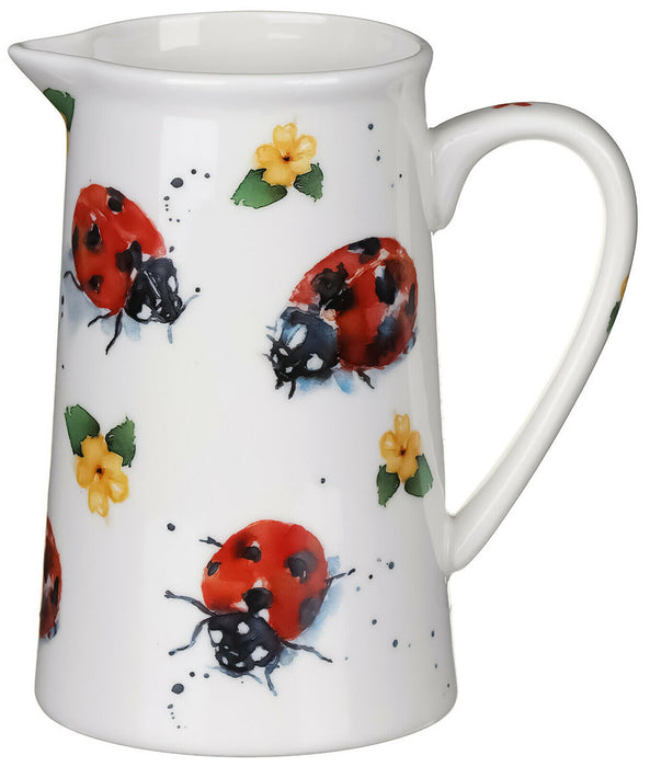 Leonardo Collection Fine China 600ml Jug Ladybirds Design Milk Tea Coffee Jug