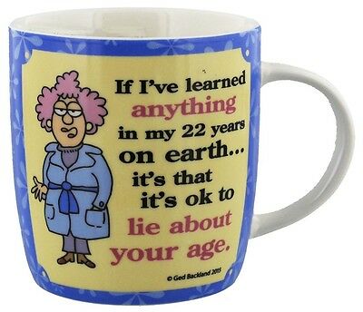 Funny Age Mug From The Aunty Acid Collection Gift Box