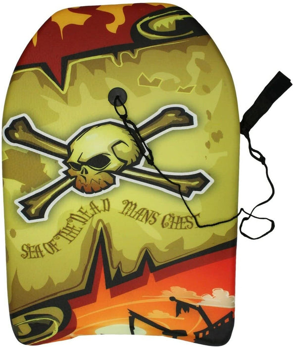 64cm Bodyboard Surf Board Float Body Board & Leash Plug Boogie Board