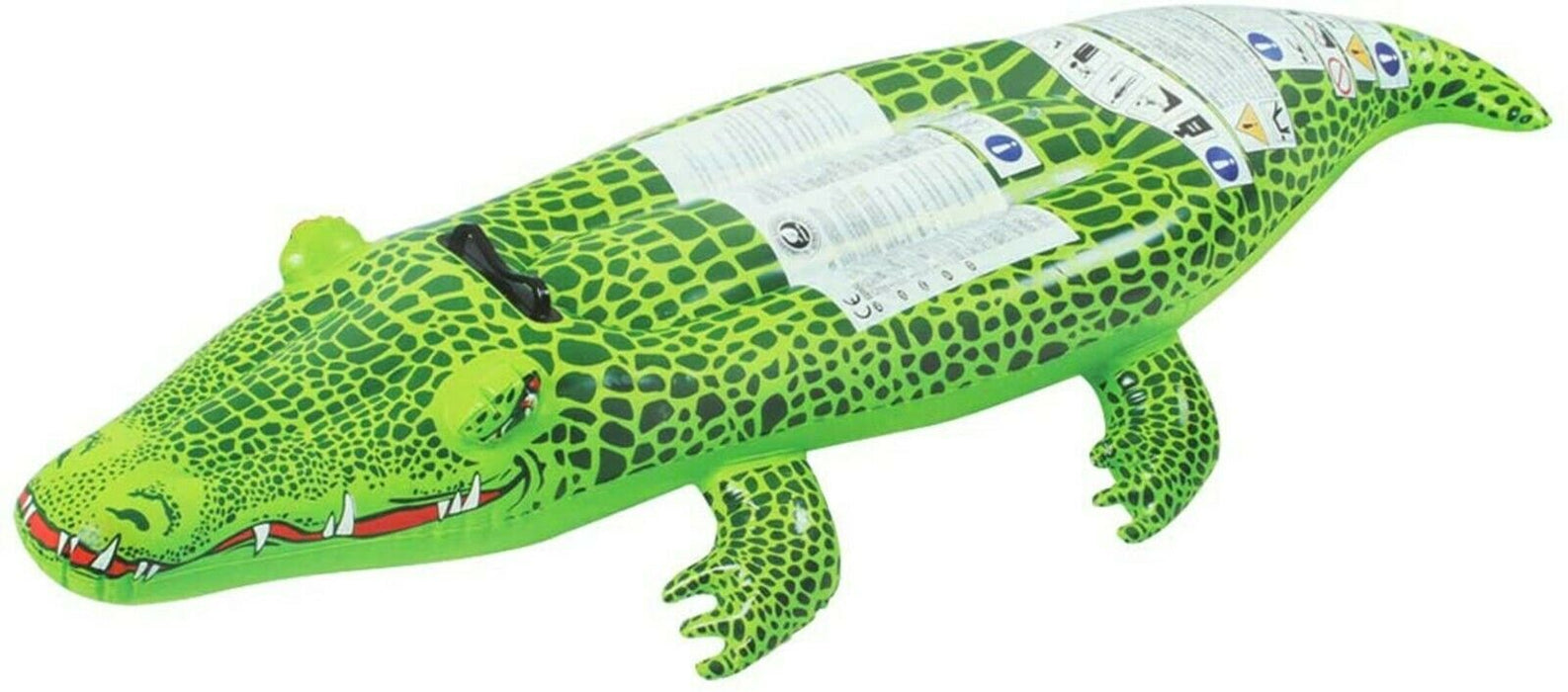 Inflatable Crocodile Ride-on Pool Float Swimming Paddling Pool Kids Beach Toy