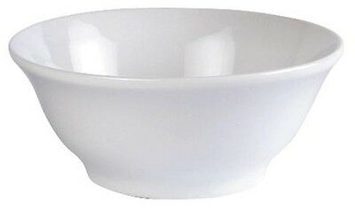Vallier White Porcelain Trendy Tableware Salad Serving Bowl 1.15 Litre 19cm