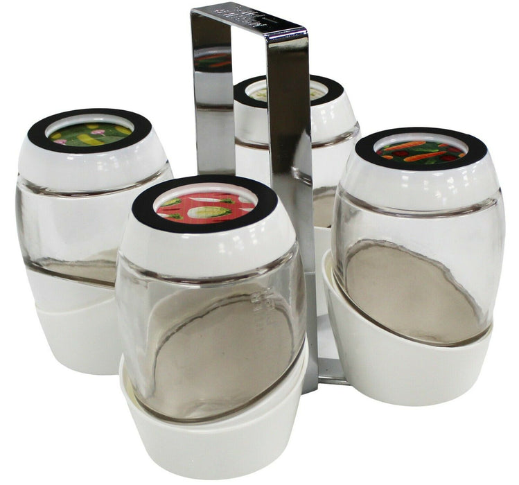 Mortier Pilon Home Canning Rack Preserve Set 4 Preserve Jars & Rack Chutney Jam