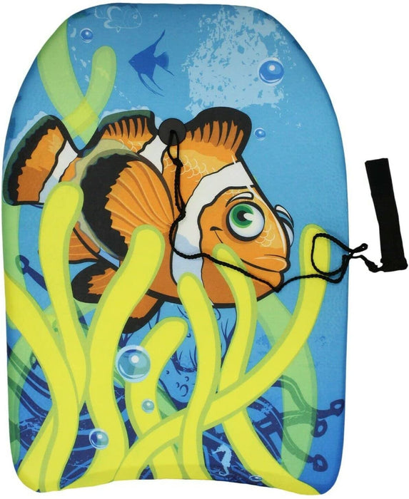 64cm Bodyboard Surf Board Float Body Board & Leash Plug Boogie Board