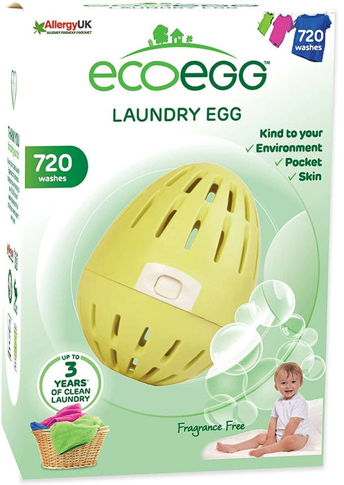 Ecoegg Laundry Egg 720 Fragrance Free 720 Washes Eco Egg