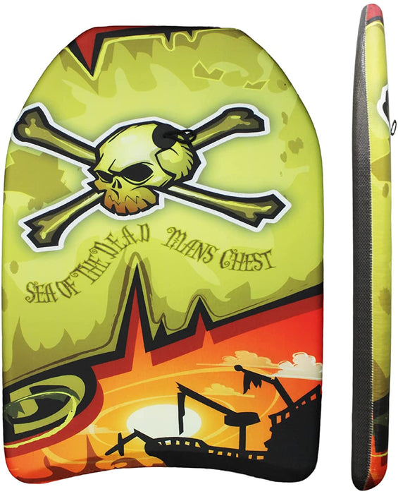 64cm Bodyboard Surf Board Float Body Board & Leash Plug Boogie Board