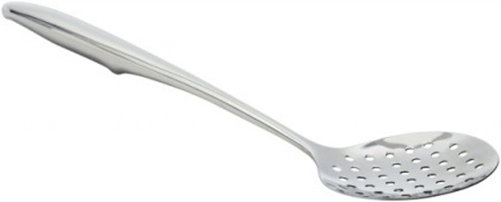Commercial Grade Stainless Steel Ladle Slotted Spoon Solid Spoon Turner Skimmer