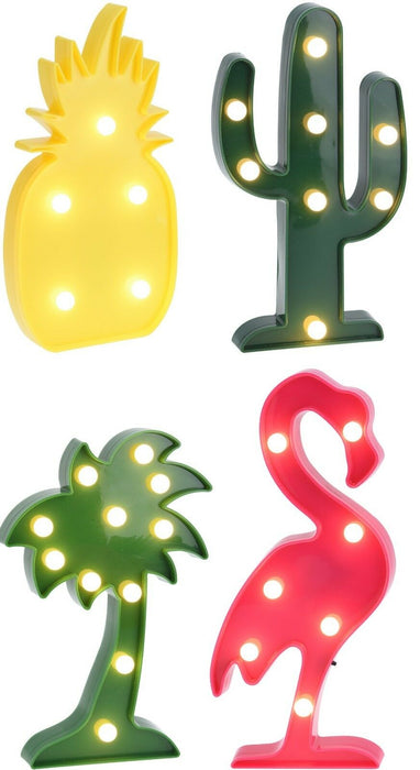 Led Party Lighting Battery Operated Led Lights in Fun Shapes, Palm Pineapple